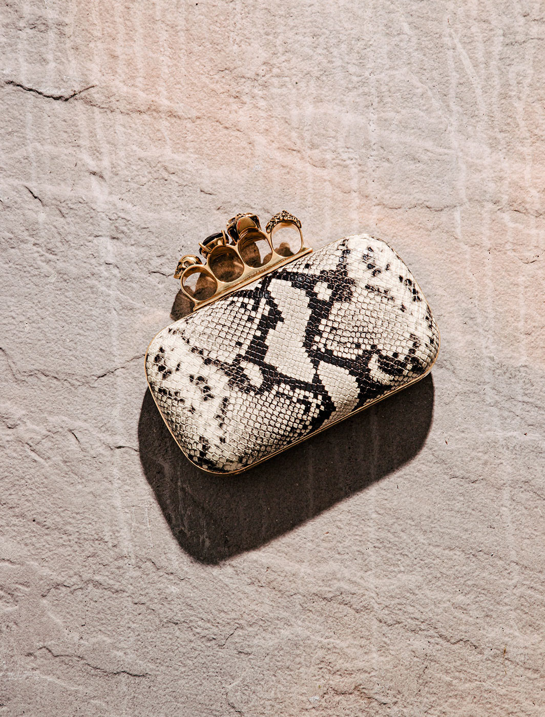 Snake print grab bag