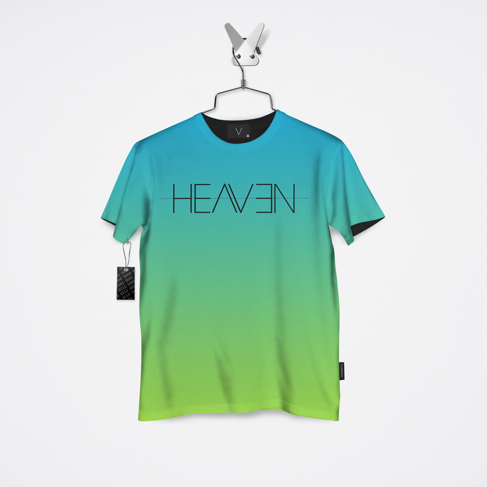 Colored heaven tee